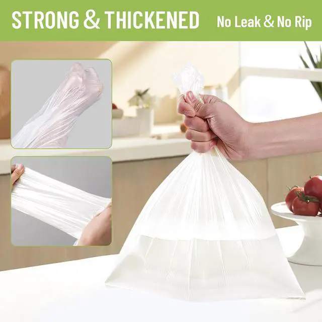 Alt view image 4 of 7 - LimonLaviu 4 Gallon Small Trash Bags, Small Garbage Can Liners for Bathroom