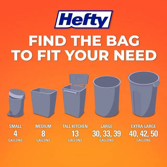 Alt view image 6 of 6 - Hefty 4 Gallon Small Trash Bags, White, Ocean Water Scent, 52ct