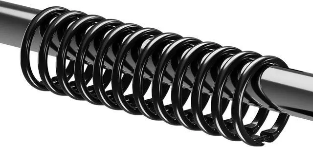 Main image of Kutesna 24PCS Shower Curtain Hooks,Black Shower Curtain Rings