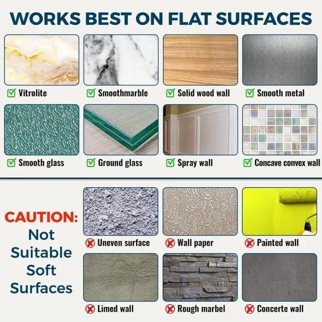 Alt view image 6 of 7 - 24 Pack Adhesive Wall Hooks 33LB Heavy Duty No Drill Clear Sticky Hooks