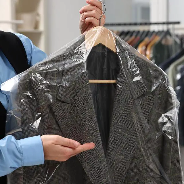 Alt view image 7 of 7 - 20 Clear Plastic Garment Bags for Clothes, Hanging Clothes Storage - Travel Size, 60x90cm