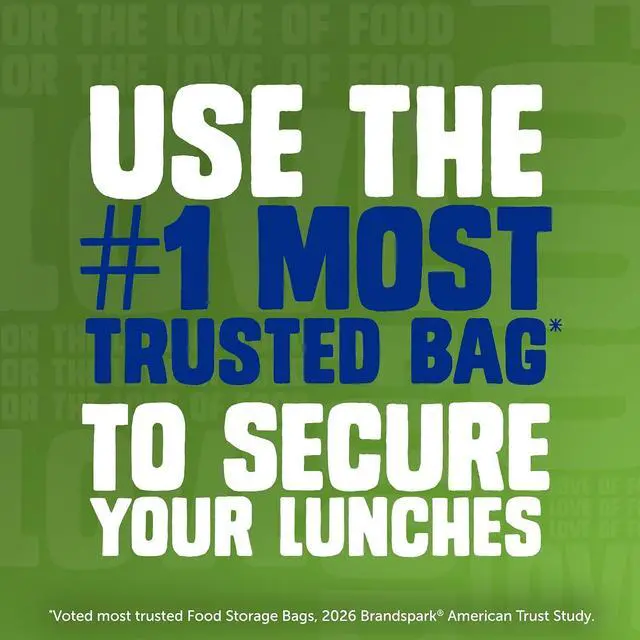 Alt view image 6 of 7 - Ziploc Sandwich and Snack Bags, Easy Open and Close, Plastic Food Storage Bags, 50 Bags Total