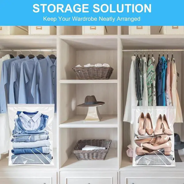 Alt view image 4 of 6 - Large 5 Gallon Plastic Storage Bags 10pcs 18" x 24", 2.4 Mil Thick