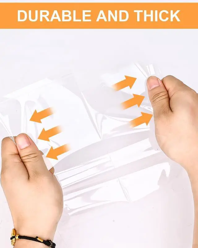 Alt view image 7 of 7 - 300 Pcs Self Adhesive Cookie Bags, 4x6in Sealing Cellophane Bags