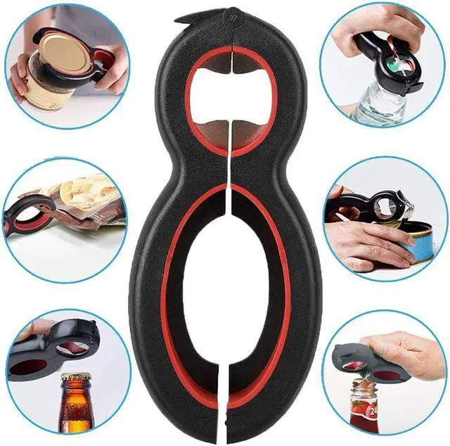Alt view image 5 of 7 - Medsuo Jar Opener, Non-Slip, 6 in 1 Multi Tool Bottle Opener for Seniors