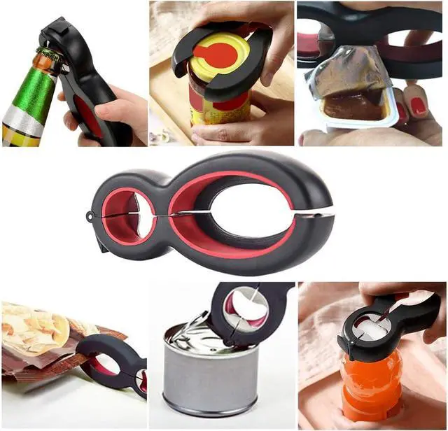 Alt view image 6 of 7 - Medsuo Jar Opener, Non-Slip, 6 in 1 Multi Tool Bottle Opener for Seniors