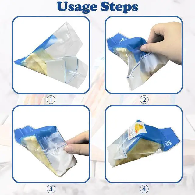 Alt view image 6 of 6 - 100Pcs Plastic Sandwich Wrapping Paper Clear Sandwich Container Bags Easy Tear Disposable Triangle Bread Wrappers