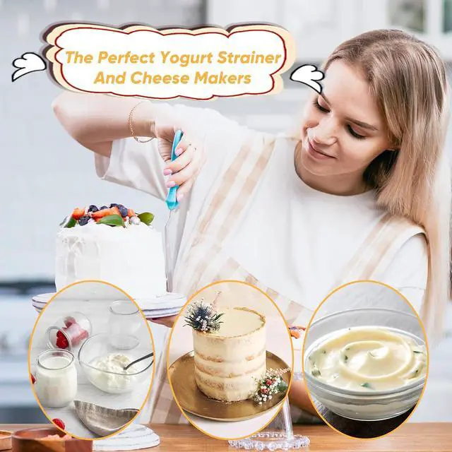 Alt view image 5 of 7 - 6Pack Nut Bag Strainer 12 x 8 Inch Cheesecloth Bags for Straining Nylon Cheese Cloth Bags Reusable Nut Milk Bag 200 Mesh Fine Mesh Bag for Straining Fruit Juice Cheese Coffee Tofu Yogurt Tea