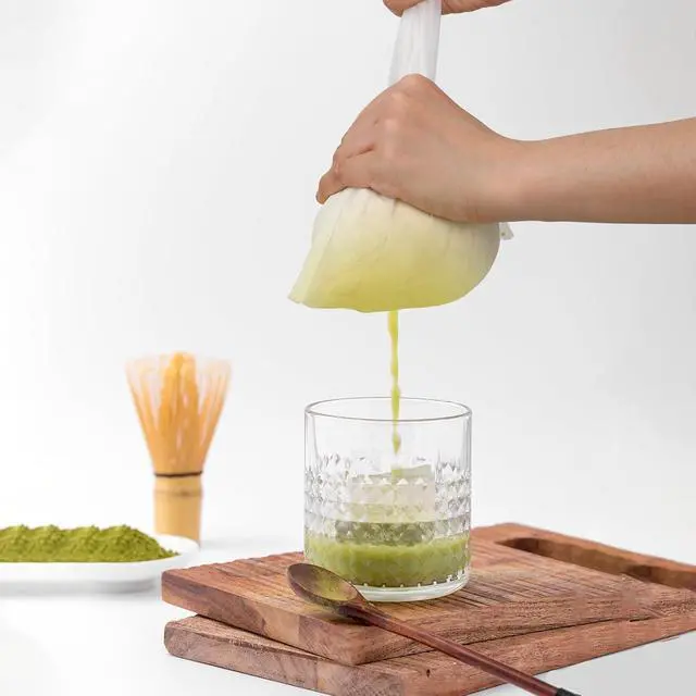Alt view image 7 of 7 - 6Pack Nut Bag Strainer 12 x 8 Inch Cheesecloth Bags for Straining Nylon Cheese Cloth Bags Reusable Nut Milk Bag 200 Mesh Fine Mesh Bag for Straining Fruit Juice Cheese Coffee Tofu Yogurt Tea