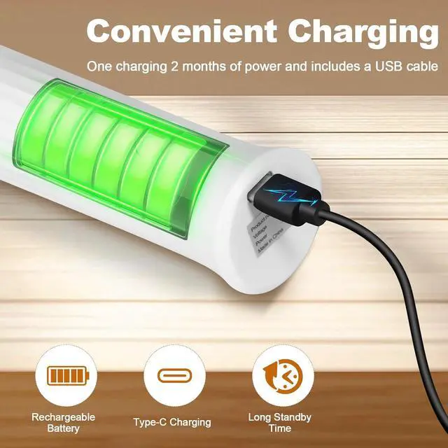 Alt view image 5 of 7 - Rechargeable Milk Frother Handheld, Electric Frother Wand with 2 Stainless Stee Whisks & 3 Speeds,Drink Mixer Handheld for Coffee, Latte, Cappuccino, Matcha, Protein Shakes-White