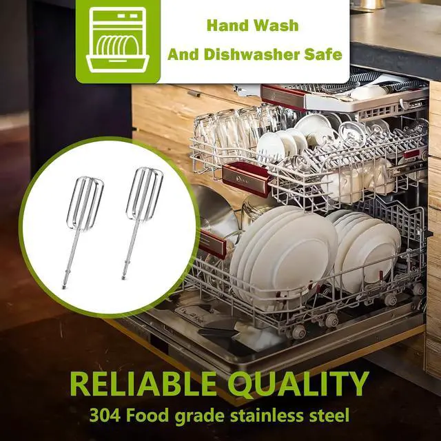 Alt view image 6 of 7 - Alocs Hand Mixer Beaters Blender Attachments, Hand Mixer Replacement Beaters for Hamilton Beach Hand Mixers 62682RZ 62692 62695V 64699 Electric Mixer Replace Parts - 2 Pack