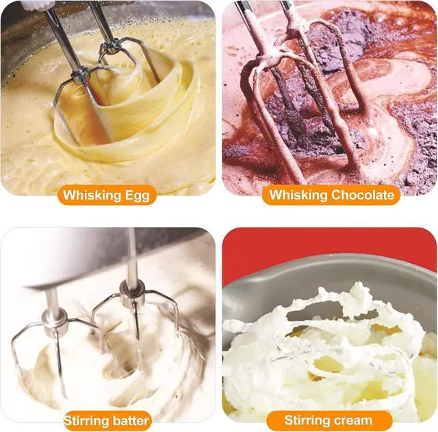 Alt view image 6 of 6 - CoguZed 2 Pcs Hand Mixer Attachments, Stainless Steel Beaters, Replacement for Kitchen Aid Hand Mixer - Perfect Accessories for Baking and Cooking