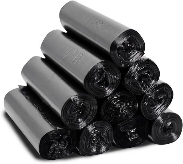 Main image of 3.5 Gallon Trash Bags, 150 Count Small Trash Can Liners for Bathroom or Livingroom, Black 3 Gallon Thickly Garbage Bags