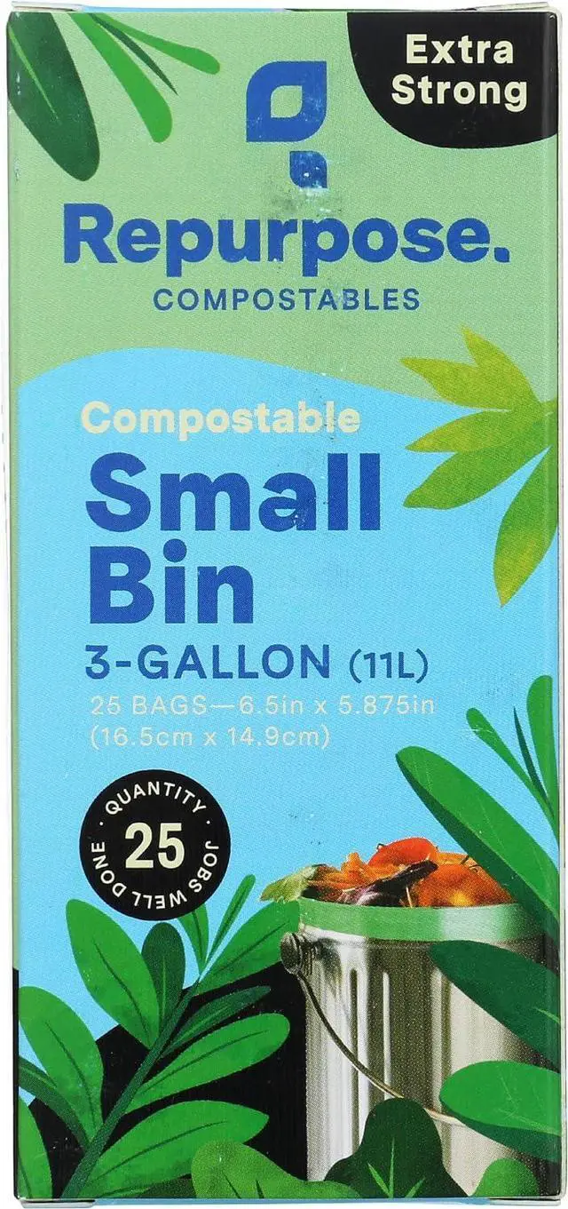 Main image of Repurpose Compostable 3 Gallon Food Scrap Bags, 25 CT