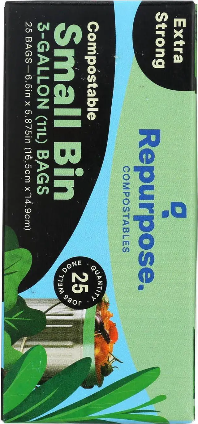 Alt view image 2 of 7 - Repurpose Compostable 3 Gallon Food Scrap Bags, 25 CT