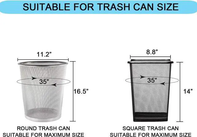 Alt view image 2 of 6 - 3 Gallon Small Clear Bathroom Trash Bags, 100 Counts