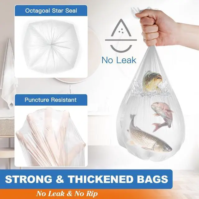 Alt view image 5 of 6 - Small Trash Bags 4 Gallon 105 Count Small Garbage Bags for Bedroom