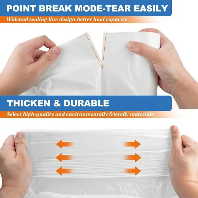 Alt view image 6 of 6 - Small Trash Bags 4 Gallon 105 Count Small Garbage Bags for Bedroom
