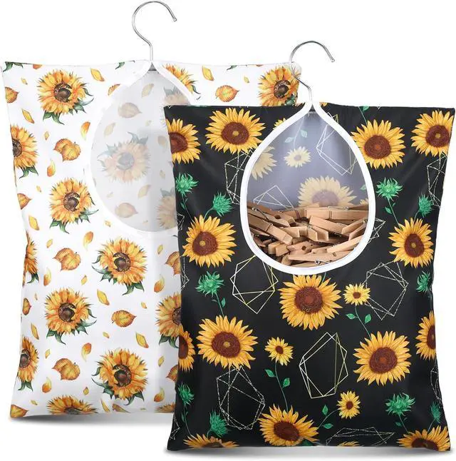 Main image of Woanger 2 Pcs Clothes Pin Bag 15 X 11 In Clothespin Holder