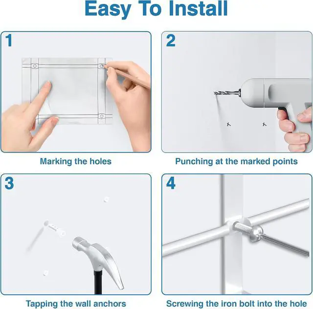 Alt view image 6 of 7 - Glove Box Dispenser Wall Mount, Metal Tissue Holder, White
