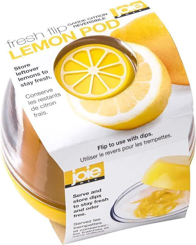 Alt view image 2 of 5 - Joie Fresh Flip Pod Lemon Storage Container For Leftover Half of Lemon