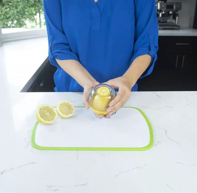 Alt view image 4 of 5 - Joie Fresh Flip Pod Lemon Storage Container For Leftover Half of Lemon