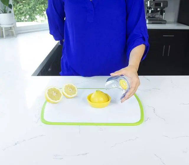 Alt view image 5 of 5 - Joie Fresh Flip Pod Lemon Storage Container For Leftover Half of Lemon
