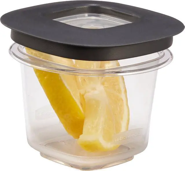 Alt view image 4 of 6 - Rubbermaid Premier Easy Find Lids Food Storage Containers, 0.5 Cup, Gray, 2 Count