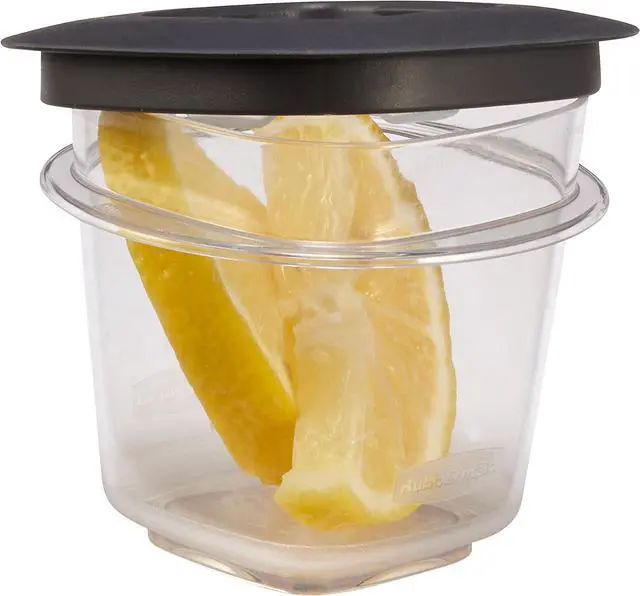 Alt view image 5 of 6 - Rubbermaid Premier Easy Find Lids Food Storage Containers, 0.5 Cup, Gray, 2 Count
