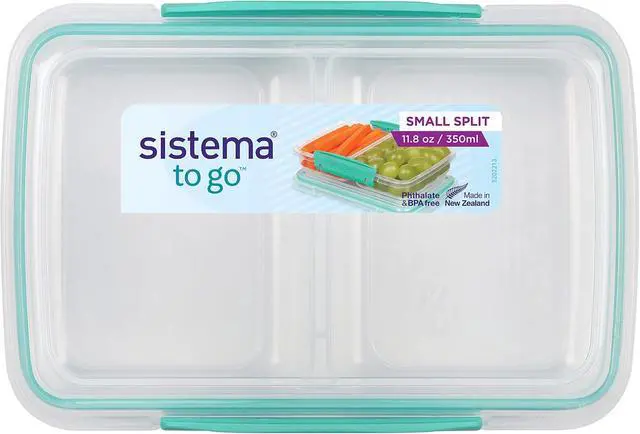 Alt view image 2 of 7 - Sistema 11.8 Ounce Small Split Storage Container (Colors may vary)