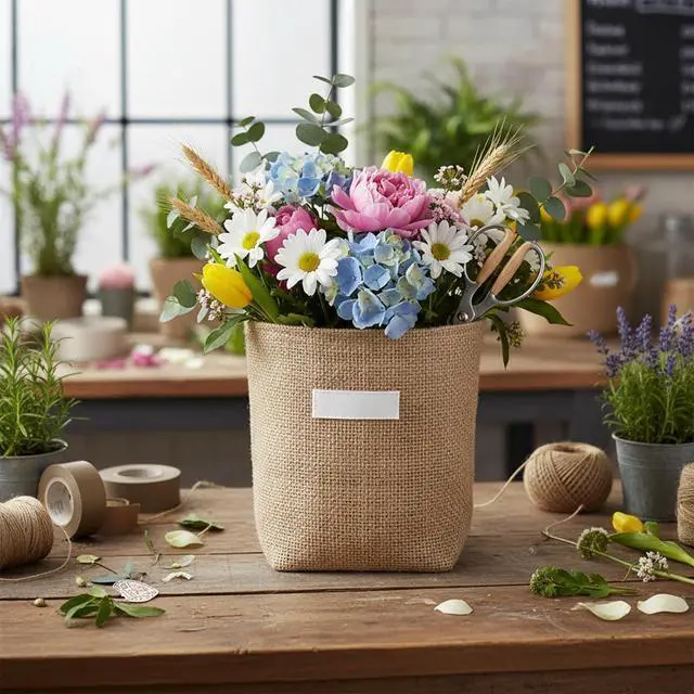 Alt view image 5 of 7 - Small Hanging Basket, Small Wall Basket Cotton and Linen Hanging Storage Foldable Baskets for Desktop, Ideal for Organizing Keys and Miscellaneous Items Family Organizer Box
