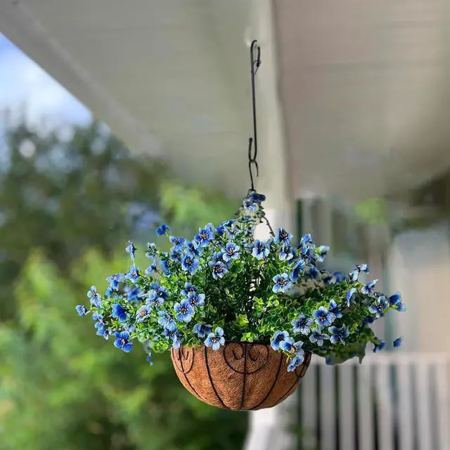 Alt view image 4 of 7 - 6Pcs S Hooks Hanging 12 inch Heavy Duty Large S Hooks with Safety Buckle, Long S Hook for Hanging Plant, Utility Hooks, Long Heavy Duty Hanging Hooks for Kitchen, Bathroom, Garden, Indoor, Outdoor