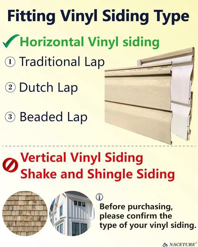 Alt view image 3 of 7 - NACETURE Vinyl Siding Hooks Hanger Siding Clip for Hanging, 20 Pack