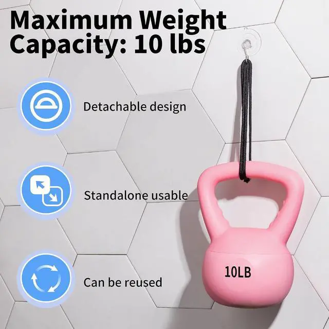 Alt view image 3 of 7 - 18 Pack Suction Cup Hooks Max Load 10LB, 1.77Inch Suction Cup Hook for Glass Window, Reusable, Suitable for Glass, Windows, Bathrooms, Kitchens, Tiles, Shower Cubicles