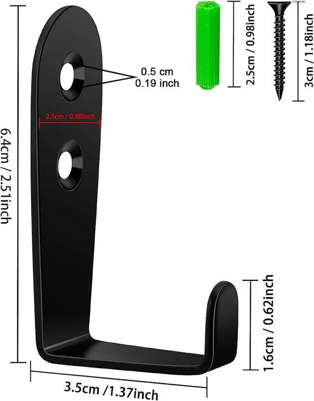 Alt view image 2 of 7 - CGBE 4 Pack Coat Hooks for Wall, Stainless Steel Heavy Duty Outdoor Hooks