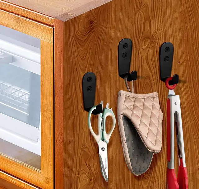 Alt view image 6 of 7 - CGBE 4 Pack Coat Hooks for Wall, Stainless Steel Heavy Duty Outdoor Hooks
