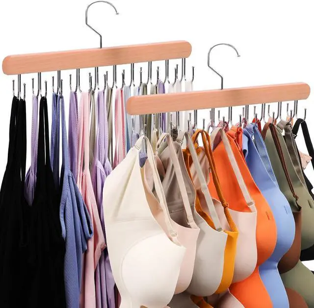 Main image of 2 Pack Tank Top Hanger, Bra Hangers for Closet Organizer & Storage