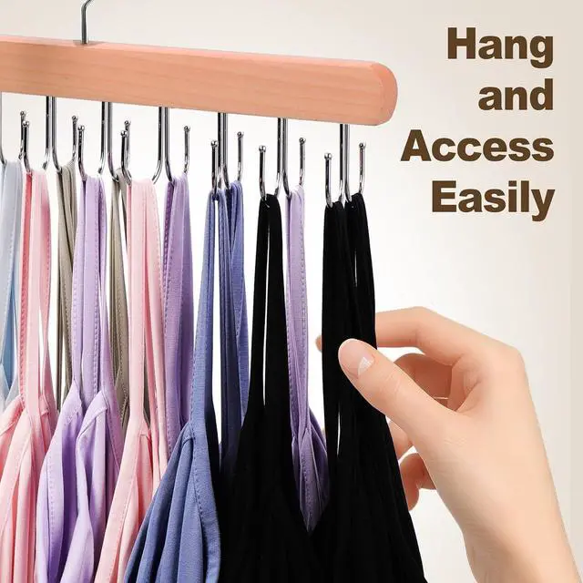Alt view image 6 of 7 - 2 Pack Tank Top Hanger, Bra Hangers for Closet Organizer & Storage
