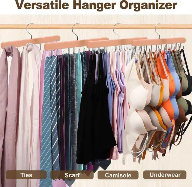 Alt view image 7 of 7 - 2 Pack Tank Top Hanger, Bra Hangers for Closet Organizer & Storage