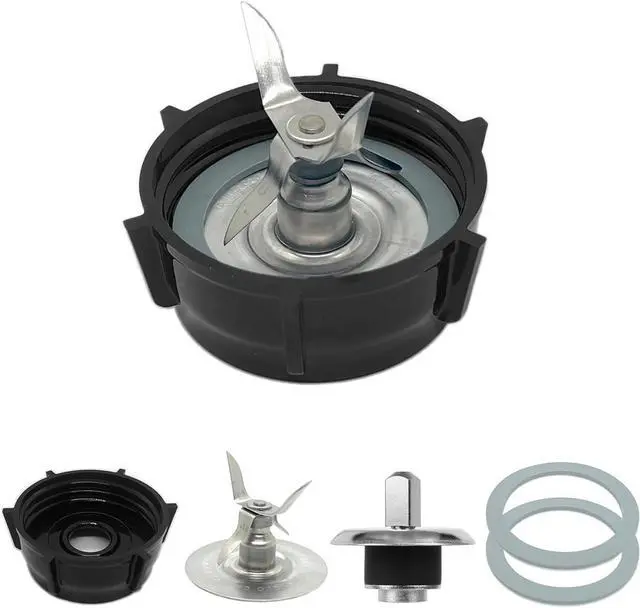 Main image of for Oster Blender Replacement Parts Blender Ice Crusher Blade with Jar Base Cap Coupling Stud Slinger Pin and 2 Rubber O Ring Sealing Ring Gasket