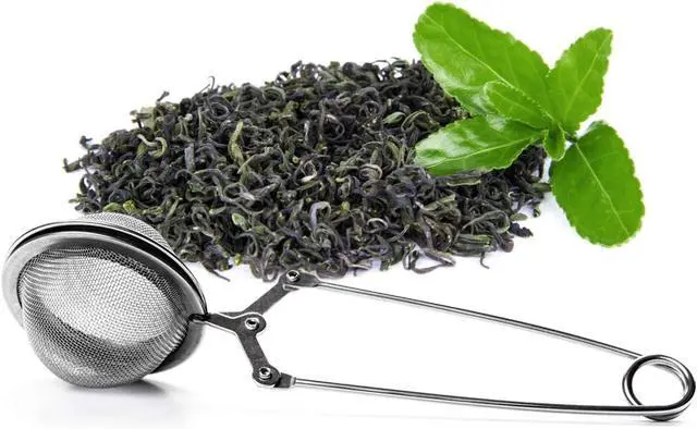 Alt view image 5 of 7 - Snap Ball Tea Strainer, JEXCULL 3 Pack Premium Stainless Steel Tea Strainer with Handle for Loose Leaf Tea Fine Mesh Tea Balls Filter Infusers (Normal)