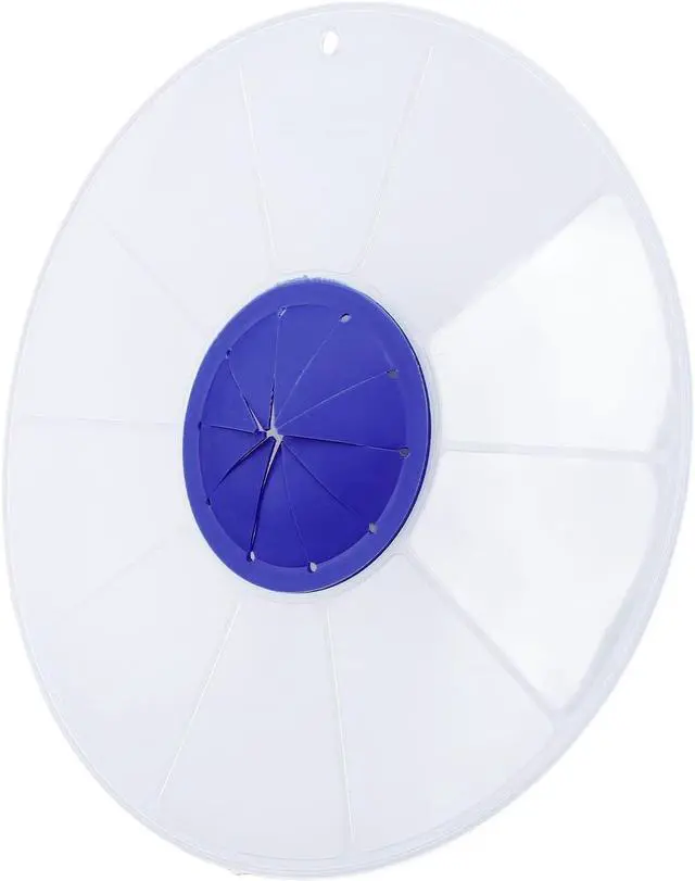 Main image of Mixer Splatter Guard, 12" Silicone Mixing Bowl Splatter Cover Fits Most Hand & Stand Mixers (Blue)