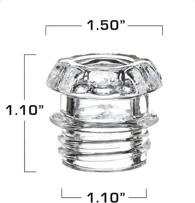 Alt view image 2 of 7 - Clear Glass Replacement Top for Coffee Percolators - Transparent Knob Lid Compatible with Coffee Pots and Espresso Machines, Durable Brewing Accessories for Coffee Maker Parts