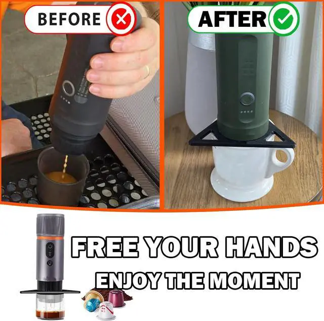 Alt view image 4 of 6 - Espresso Machine Stand Compatible with OutIn Nano