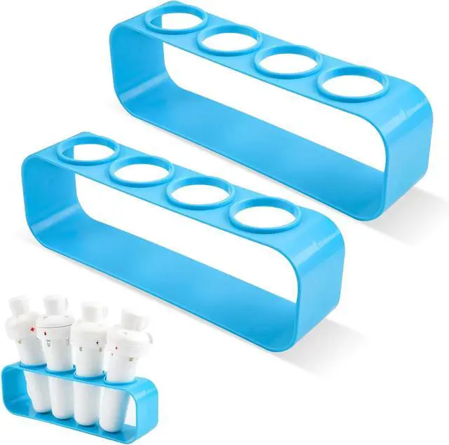 Main image of Flavor Cartridge Holder for Cirkul - 2 Pack 8-Slot Storage Organizer Stand, Durable ABS Anti-Slip Pod Rack - Kitchen Desktop Tray for Water Bottle Refills & Gifts