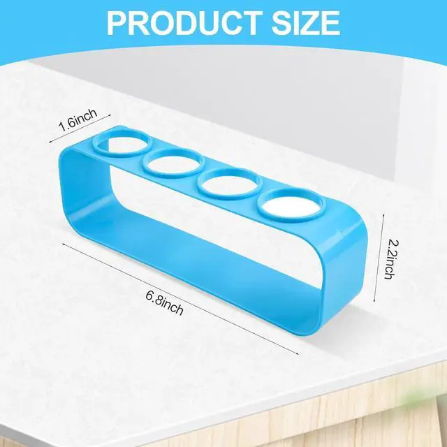 Alt view image 2 of 7 - Flavor Cartridge Holder for Cirkul - 2 Pack 8-Slot Storage Organizer Stand, Durable ABS Anti-Slip Pod Rack - Kitchen Desktop Tray for Water Bottle Refills & Gifts