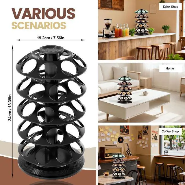Alt view image 3 of 7 - Coffee Pod Holder, keurig pods holder Organizer
