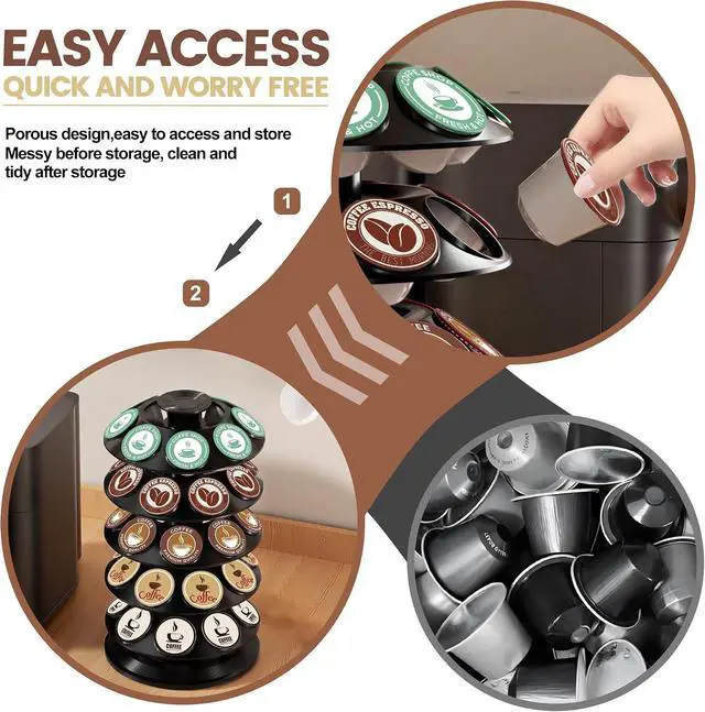 Alt view image 4 of 7 - Coffee Pod Holder, keurig pods holder Organizer