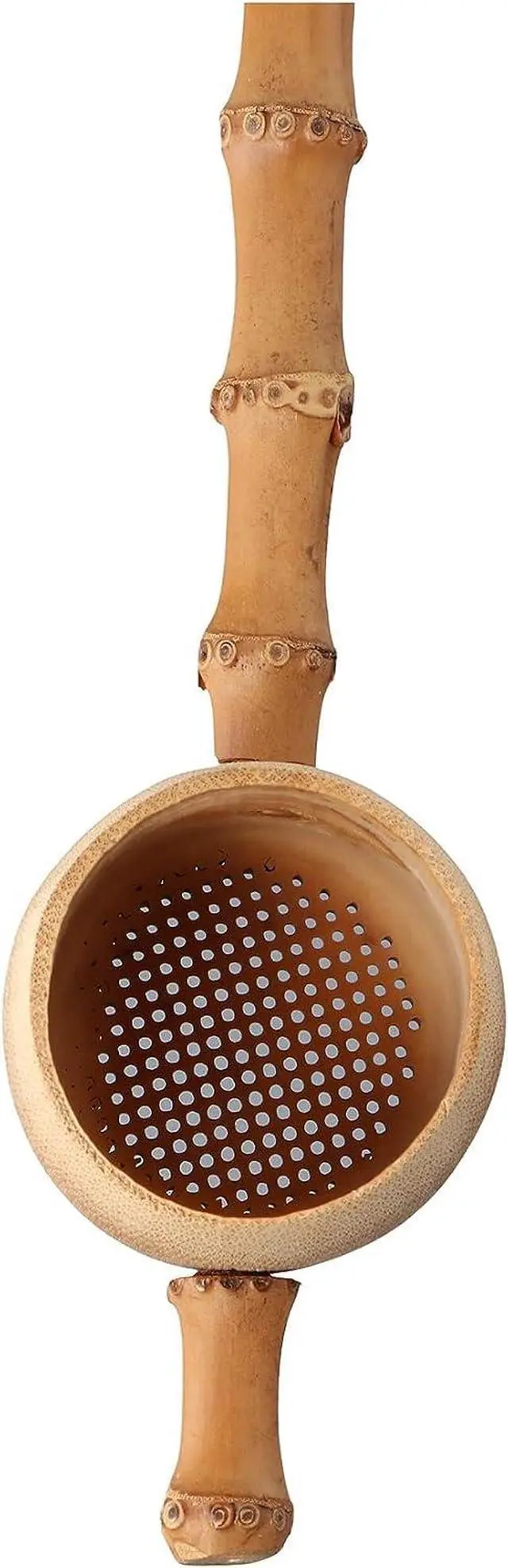 Alt view image 5 of 6 - Leadigol Handmade Tea Strainers Tea Filter Natural Creative Infuser Home Accessories Long Handle Chinese Tea Infusers for Loose Tea