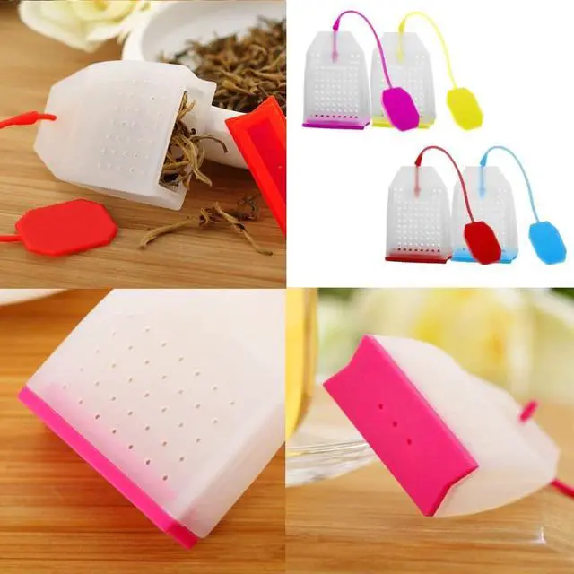 Alt view image 5 of 7 - 4 Pack Silicone Tea Infusers for Tea Cups,Mugs and Teapots,4 Colors